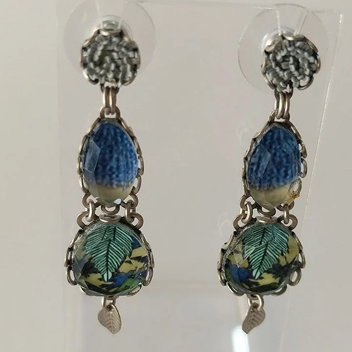 Solar phase earrings-AYALABAR EARRINGS BLUE GREEN