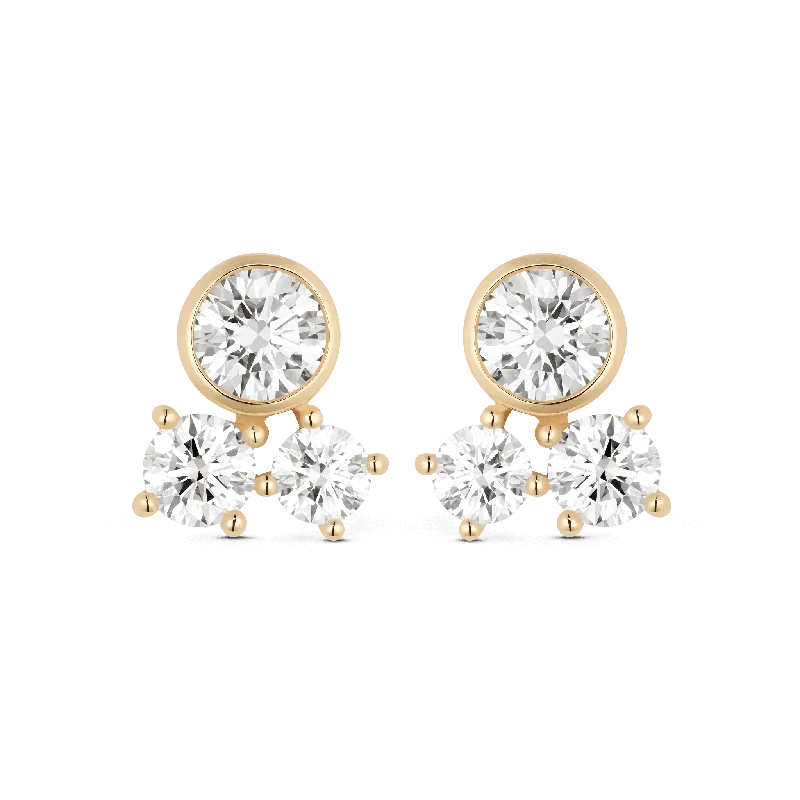 Sleek cuff earrings-The Waverly Studs