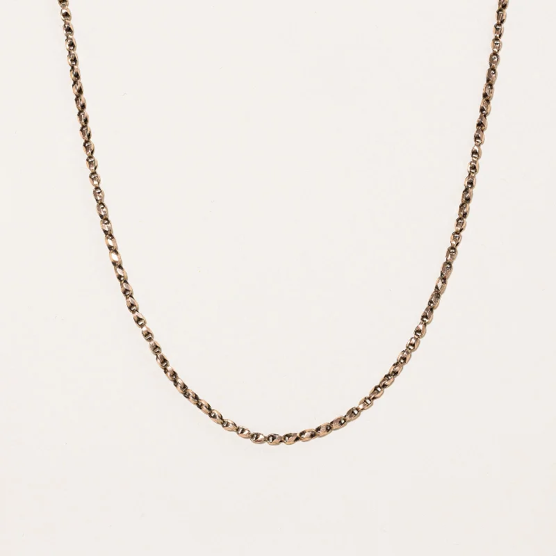 Short drop necklaces-9k Yellow Gold Necklace | 18" |