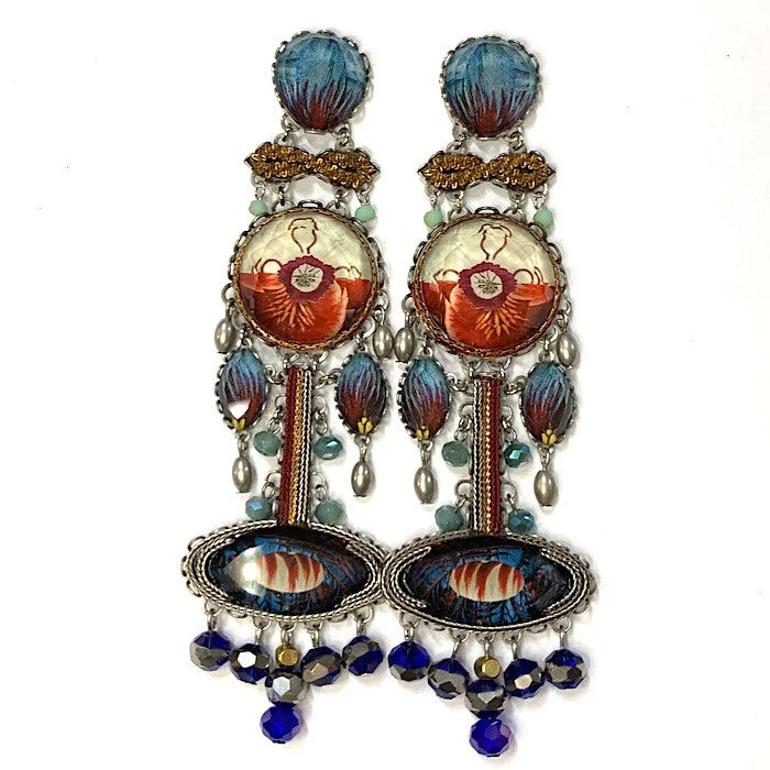 Crystal-wrapped earrings-AYALABAR EARRINGS SUES FAVOURITES