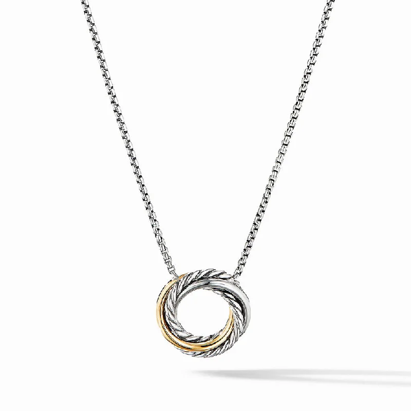 Shimmering druzy necklaces-David Yurman The Crossover Collection Mini Pendant Necklace