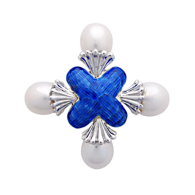 High-gloss brooches-Brooch-Pearl (Enamel)  (48DS)