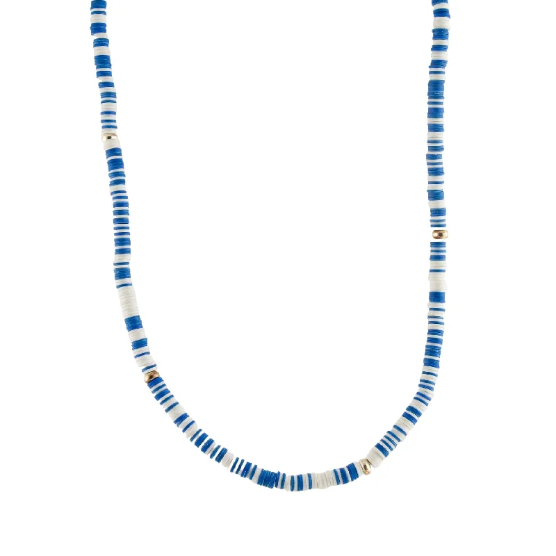 Chained layer necklaces-Rocket Beaded Vinyl Necklace