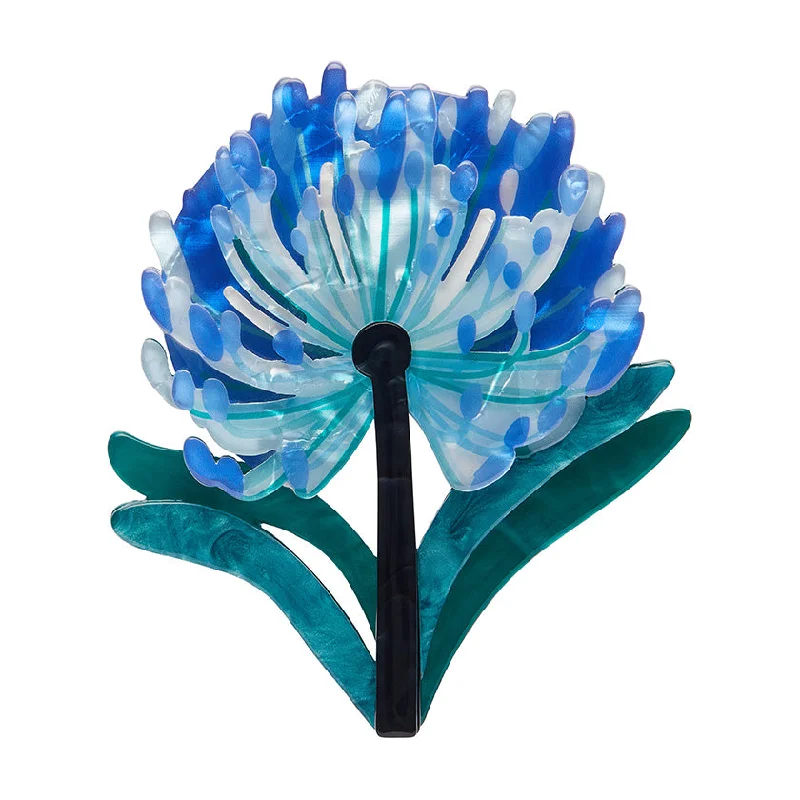 Sculptural pin brooches-Erstwilder x Jocelyn Proust - Abundant Agapanthus Brooch