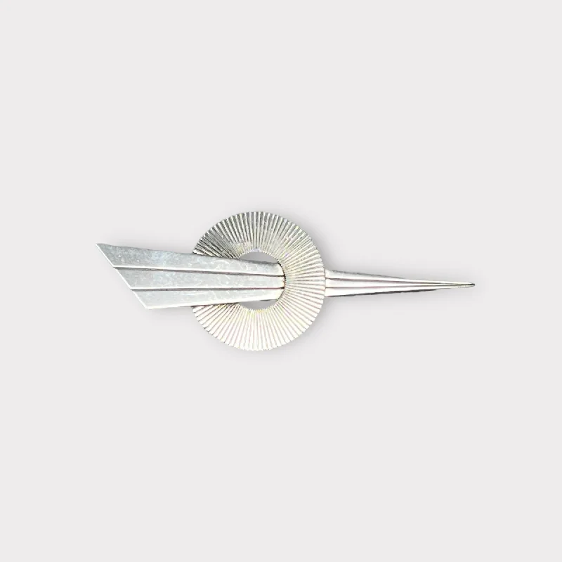 Morganite brooches-Space-Age Trifari Brooch