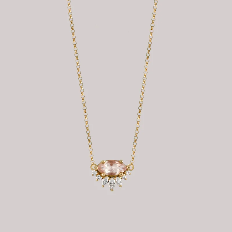 Star sign necklaces-AMOUR — Dainty Gold Necklace