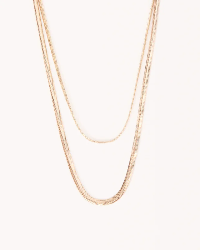 Stellar map necklaces-KATIE NECKLACE 2 PACK - GOLD