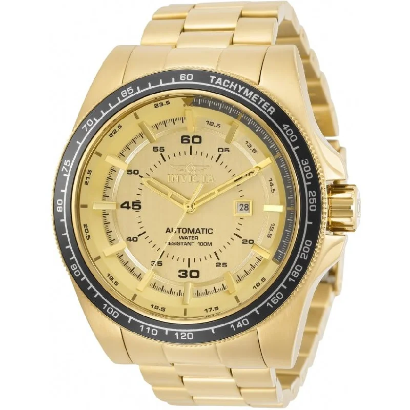 Mesh strap watches-Invicta Men's 30519 Speedway Automatic Gold-Tone Stainless Steel Watch