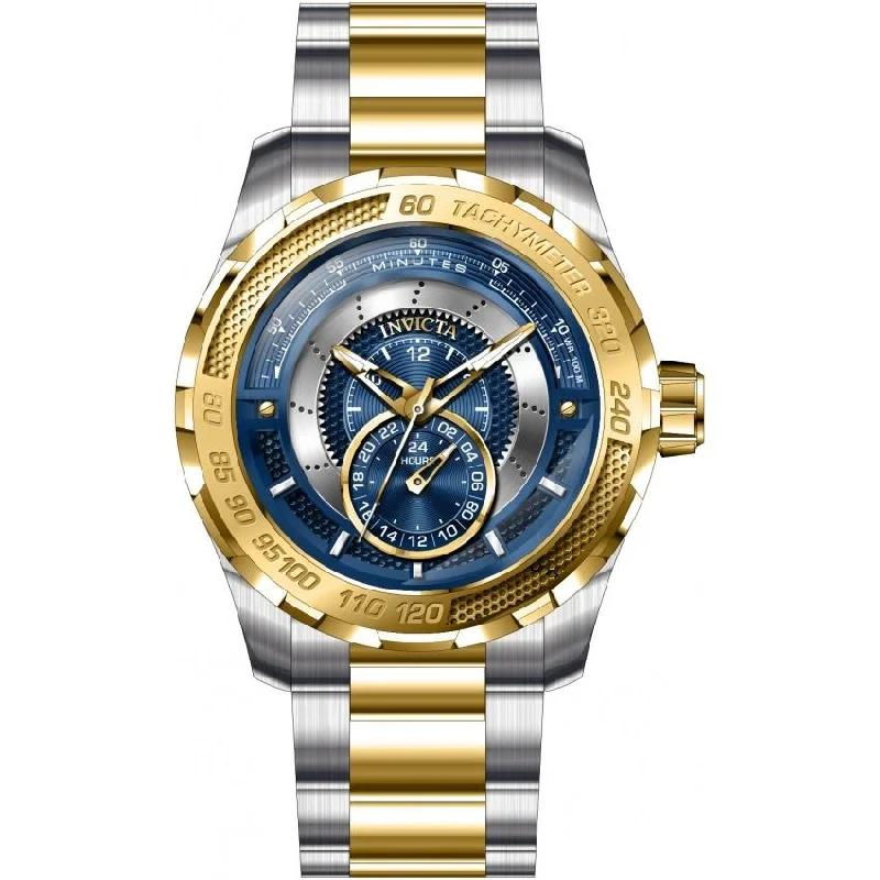 Bright rim watches-Invicta Men's 30570 S1 Rally Gold-Tone and Silver Stainless Steel Watch