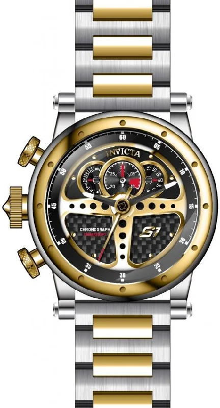 Gem face watches-Invicta Men's 30578 S1 Rally Two-Tone Silver Watch