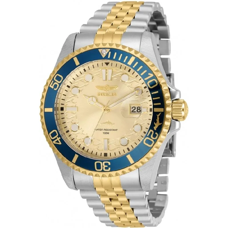 Sleek sporty watches-Invicta Men's 30617 Pro Diver Gold-Tone and Silver Stainless Steel Watch