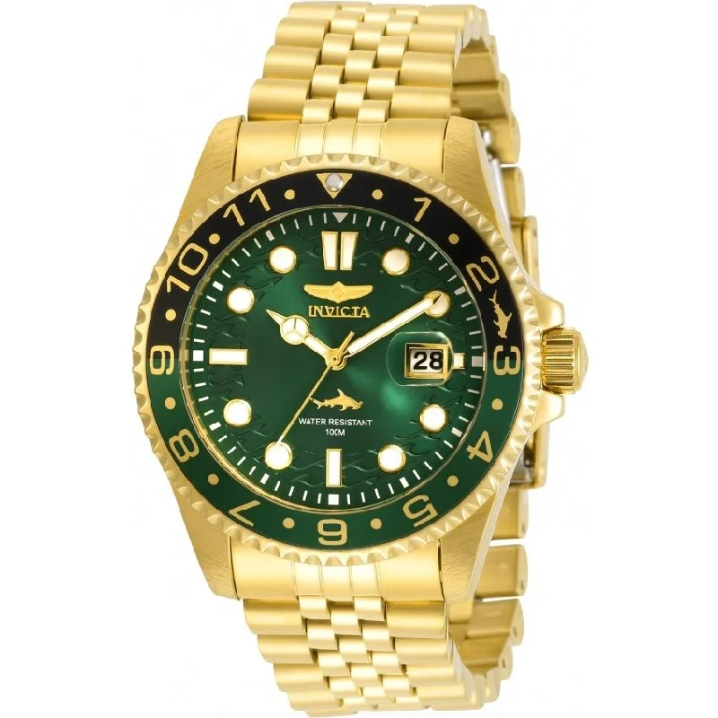 Sleek silver watches-Invicta Men's 30623 Pro Diver Gold-Tone Stainless Steel Watch