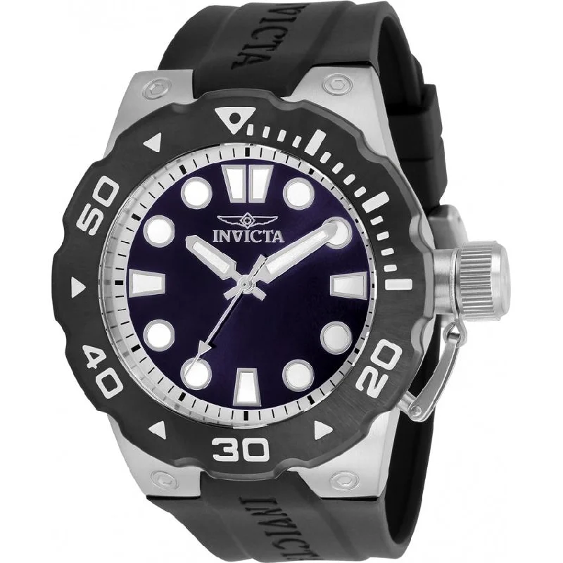 Soft canvas watches-Invicta Men's 30720 Pro Diver Silicone Watch