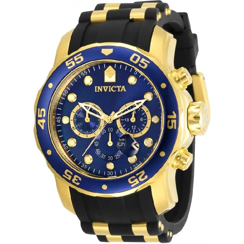 Fine strap watches-Invicta Men's 30763 Pro Diver Black Polyurethane Watch