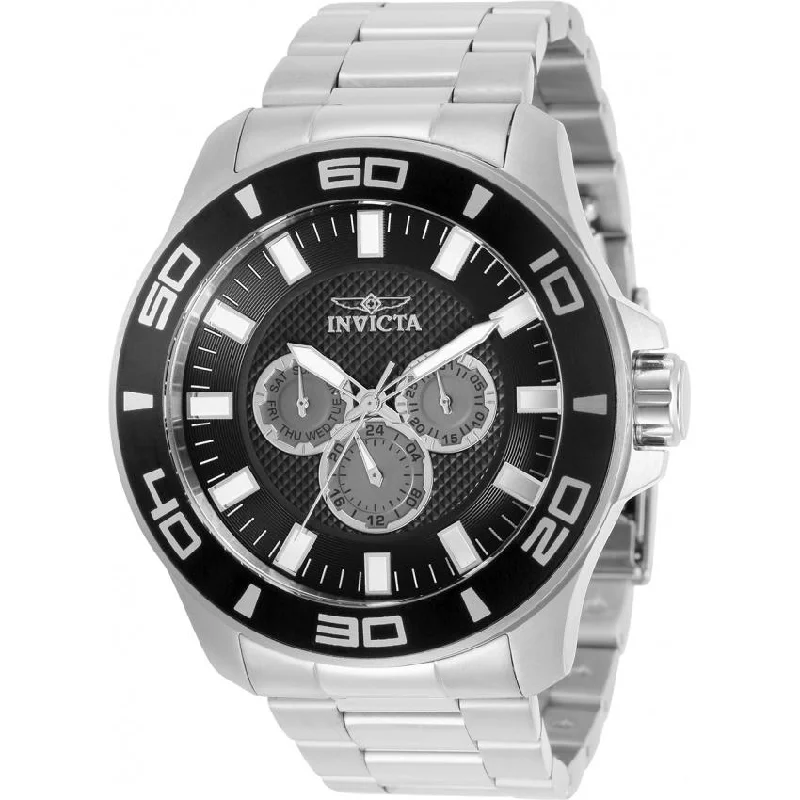 Crystal trim watches-Invicta Men's 30782 Pro Diver Stainless Steel Watch