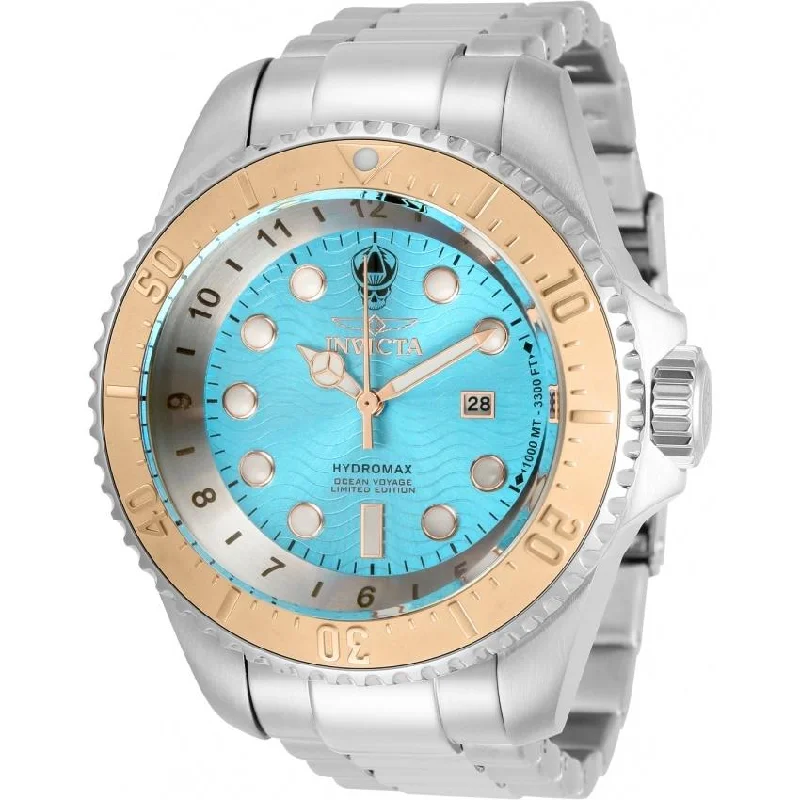 Sharp quartz watches-Invicta Men's 30844 Hydromax Reserve Stainless Steel Watch