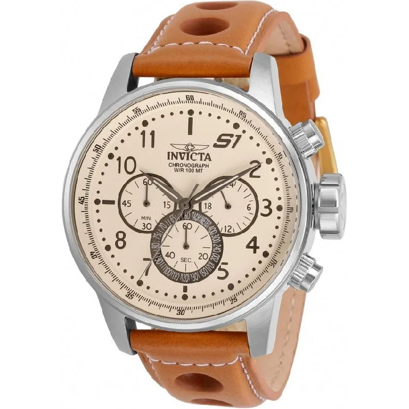 Daily sharp watches-Invicta Men's 30914 S1 Rally Brown Leather Watch