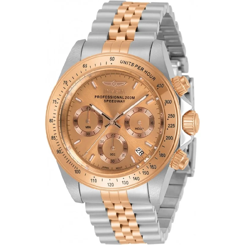 Daily fine watches-Invicta Men's 30994 Speedway Rose-Tone and Silver Stainless Steel Watch