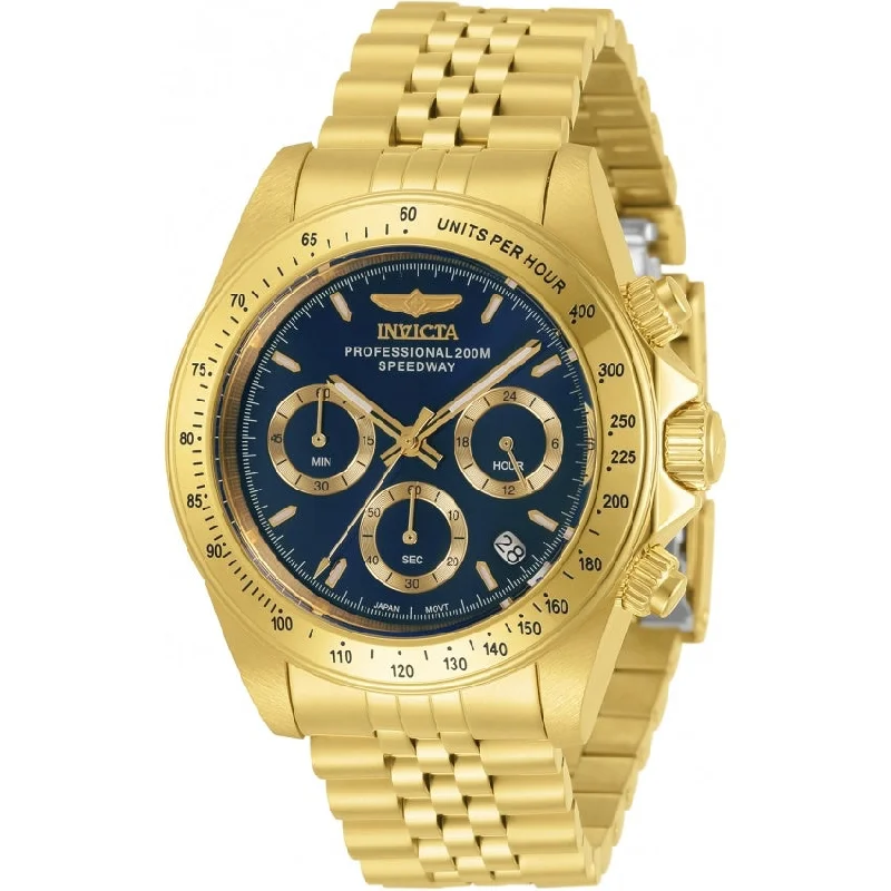 Diamond face watches-Invicta Men's 30999 Speedway Gold-Tone Stainless Steel Watch