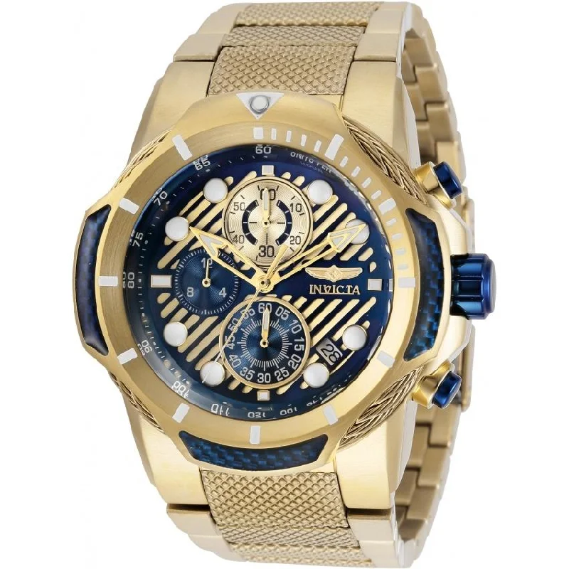 Satin black watches-Invicta Men's 31177 Bolt Gold-Tone Stainless Steel Watch