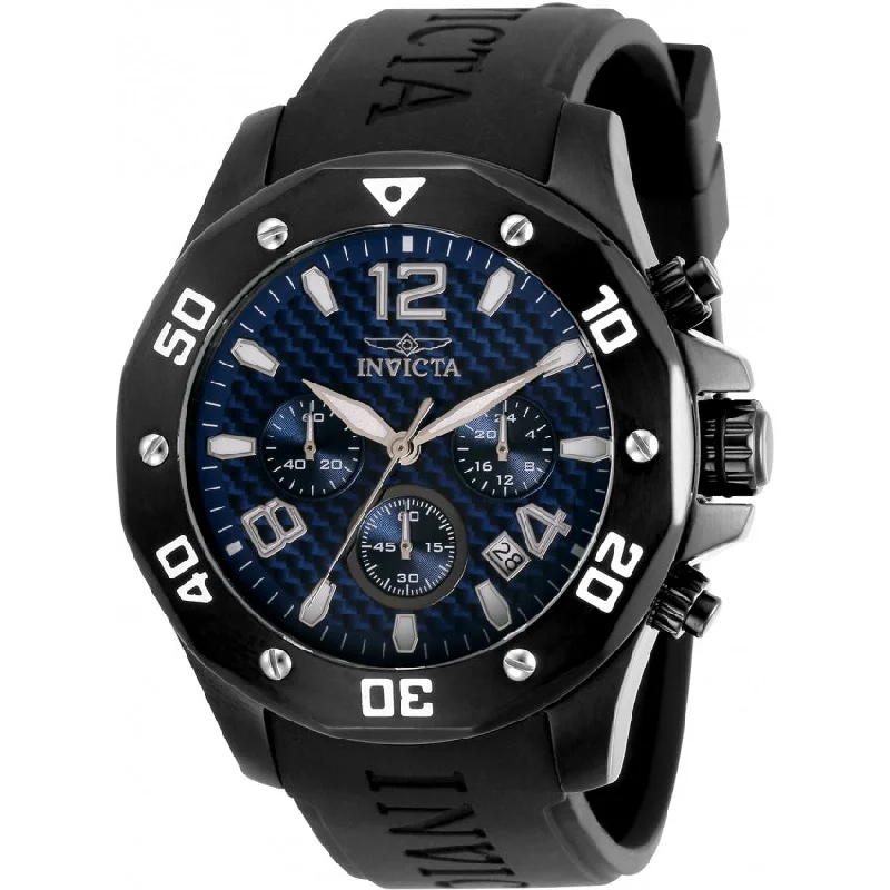 Driftwood watches-Invicta Men's 31212 Specialty Black Polyurethane Watch