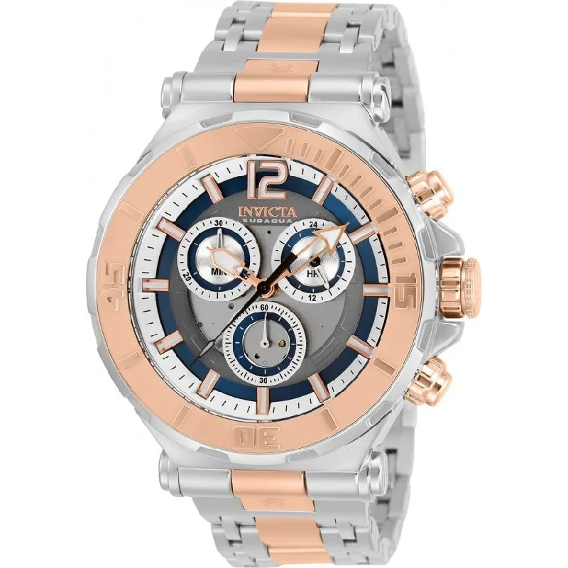 Digital sporty watches-Invicta Men's 31346 Subaqua Rose-Tone and Silver Stainless Steel Watch