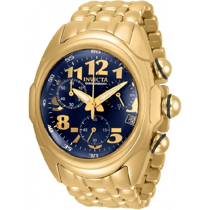 Steel strap watches-Invicta Men's 31412 Lupah Gold-Tone Stainless Steel Watch