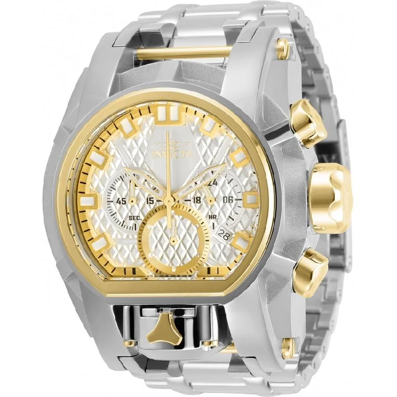 Dual-tone band watches-Invicta Men's 31550 Bolt Zeus Stainless Steel Watch