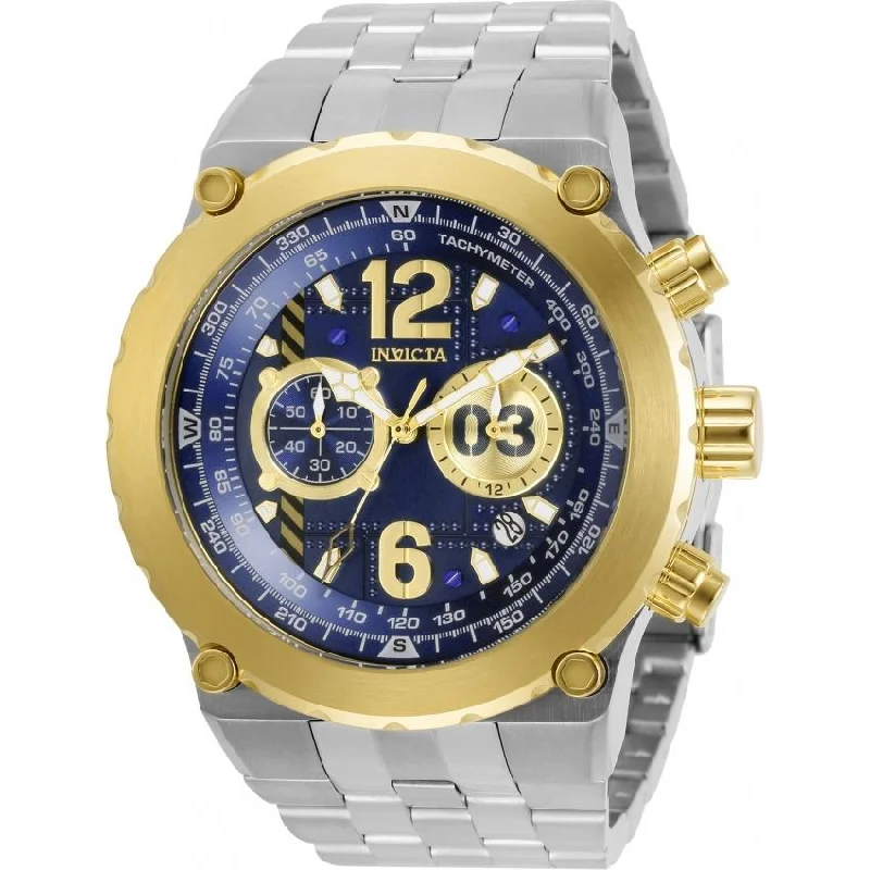 Crafted band watches-Invicta Men's 31594 Aviator Stainless Steel Watch