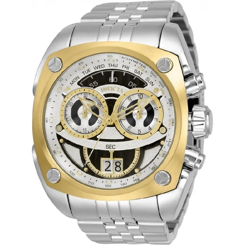 Two-tone face watches-Invicta Men's 32068 Reserve Stainless Steel Silicone Watch