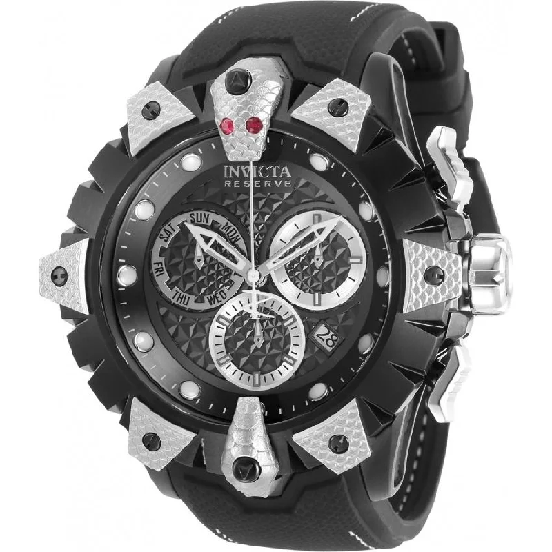 Sporty waterproof watches-Invicta Men's 32133 Reserve Venom Black Stainless Steel Watch