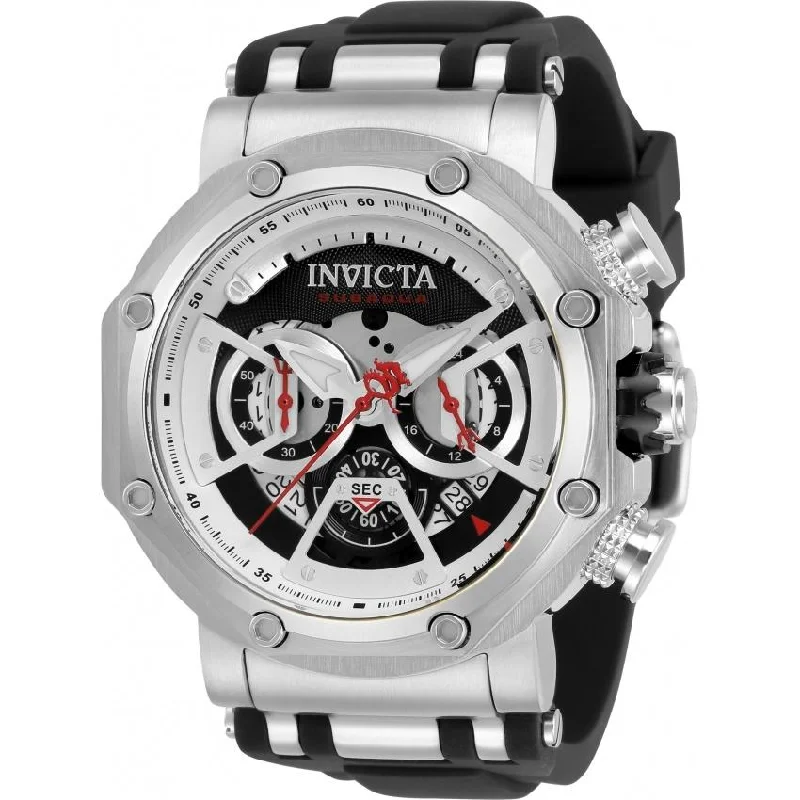 Driftwood watches-Invicta Men's 32188 Subaqua Black Polyurethane Watch