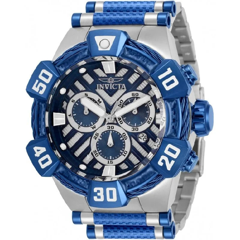 Tribal leather watches-Invicta Men's 32281 Bolt Blue and Stainless Steel Stainless Steel Watch