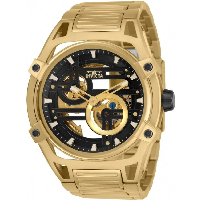 Etched dial watches-Invicta Men's 32356 Akula Automatic Gold-Tone Stainless Steel Watch