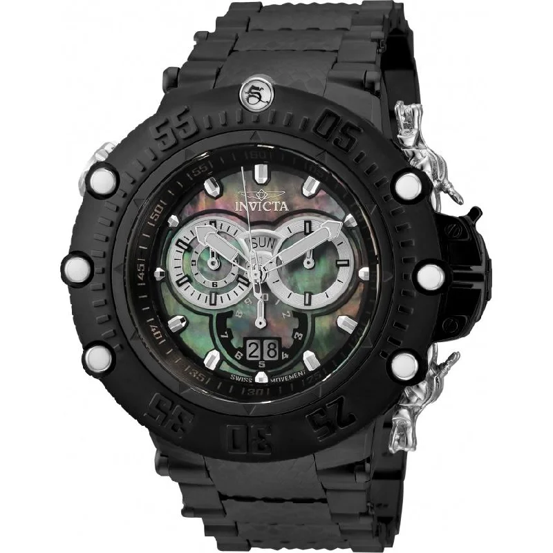 Rose gold face watches-Invicta Men's 32952 Subaqua Black Stainless Steel Watch