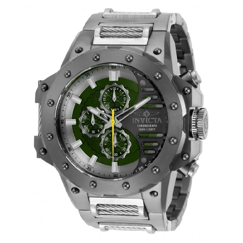 Bold analog watches-Invicta Men's 32977 Coalition Forces Gunmetal Stainless Steel Watch