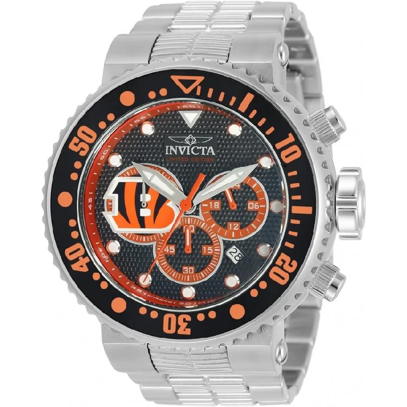 Oval dial watches-Invicta Men's 33121 NFL Stainless Steel Watch