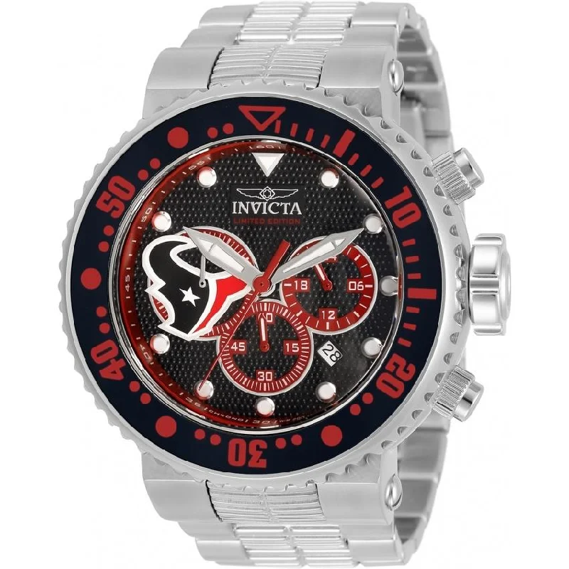 Rubber band watches-Invicta Men's 33127 NFL Stainless Steel Watch