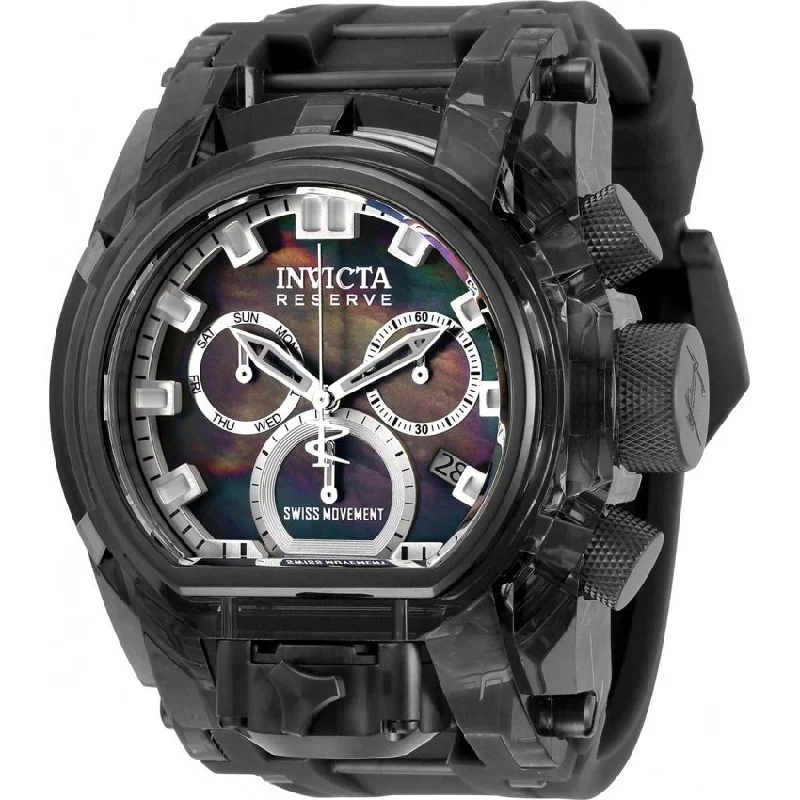 Fine leather watches-Invicta Men's 33187 Anatomic Bolt Multi Silicone Watch