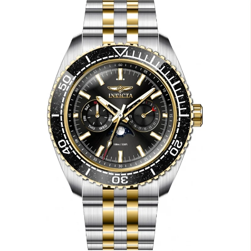 Sleek sporty watches-Invicta Men's 33567 Pro Diver Gold-Tone and Silver Stainless Steel Watch