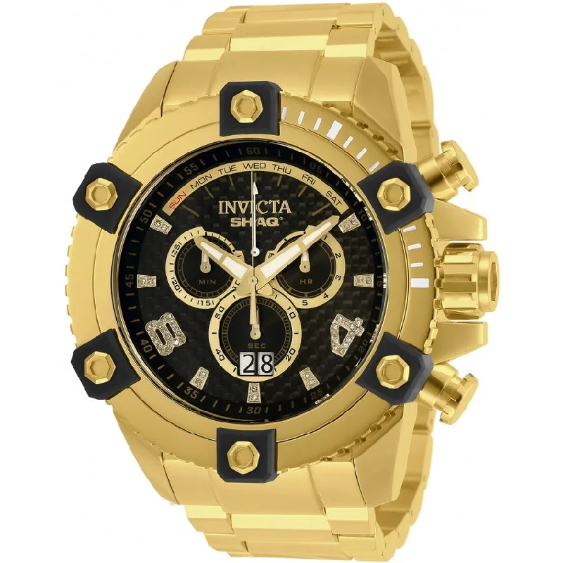 Slim bracelet watches-Invicta Men's 33726 Shaq Gold-Tone Stainless Steel Watch