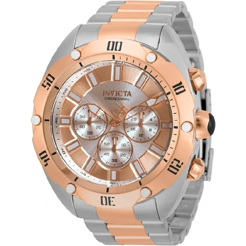 Classic style watches-Invicta Men's 33753 Venom Rose-Tone and Silver Stainless Steel Watch