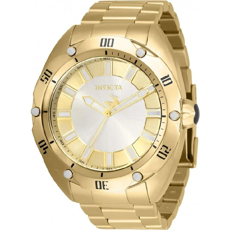 Driftwood watches-Invicta Men's 33755 Venom Gold-Tone Stainless Steel Watch