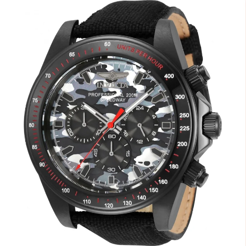 Digital sporty watches-Invicta Men's 33795 Speedway Black Riffle Watch