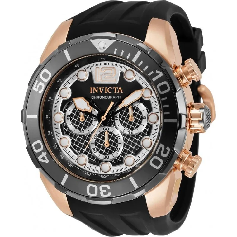 Tribal leather watches-Invicta Men's 33822 Pro Diver Black Stainless Steel Watch