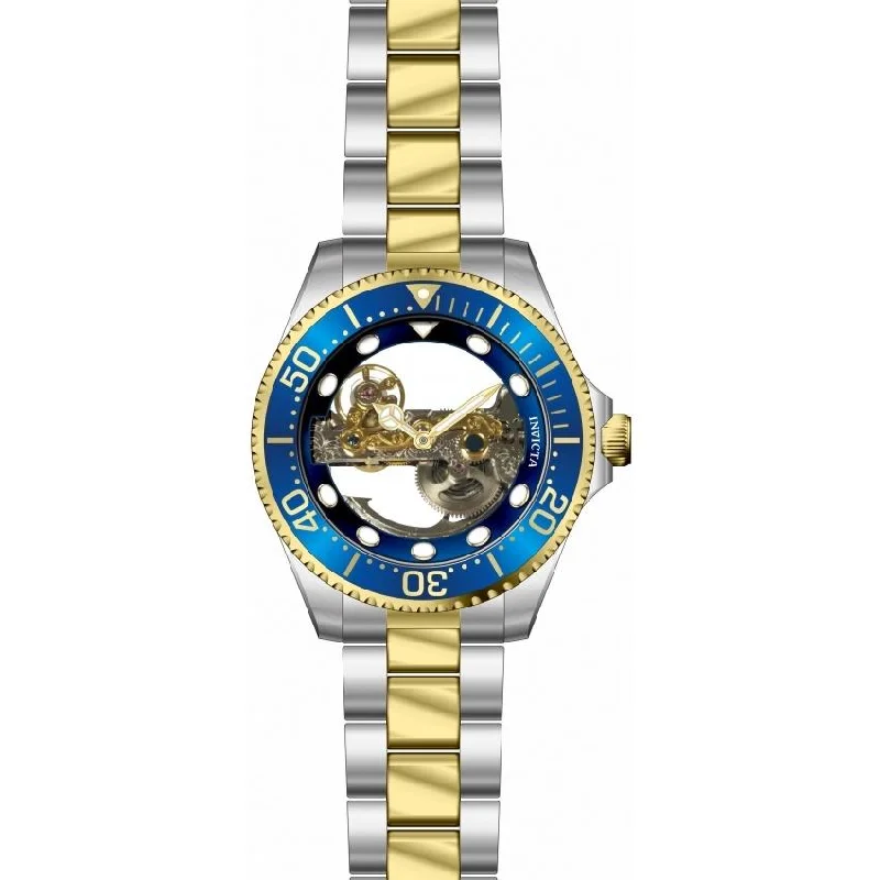 Sporty chrono watches-Invicta Men's 34450 Pro Diver Scuba Automatic Gold-Tone and Stainless Steel Stainless Steel Watch