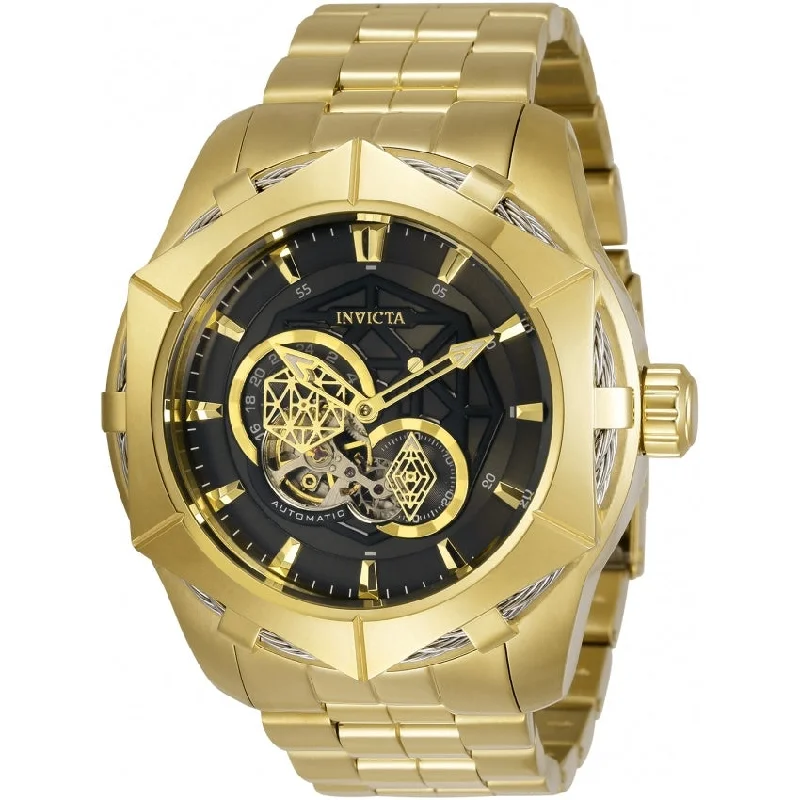 Daily sharp watches-Invicta Men's 34708 Bolt Automatic Gold-Tone Stainless Steel Watch