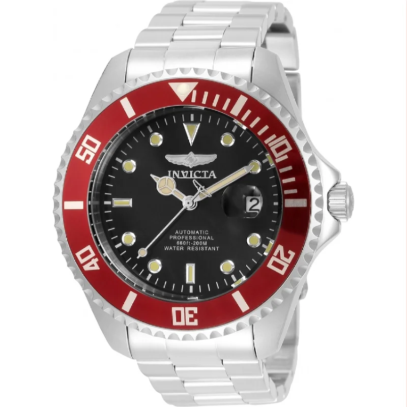 Rose gold face watches-Invicta Men's 35854 Pro Diver Automatic Stainless Steel Watch