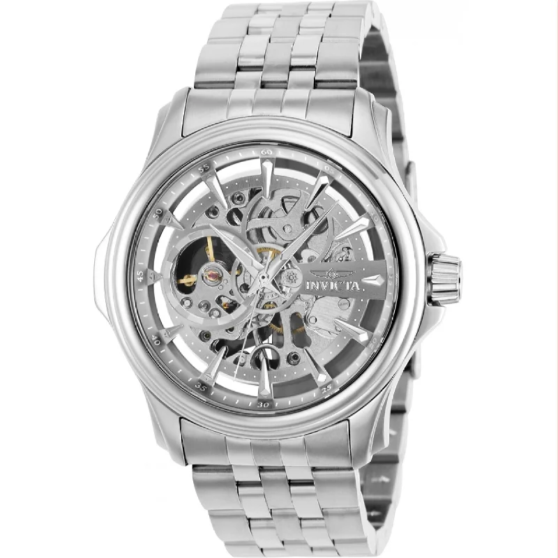 Two-tone face watches-Invicta Men's 37945 Vintage Mechanical Stainless Steel Watch