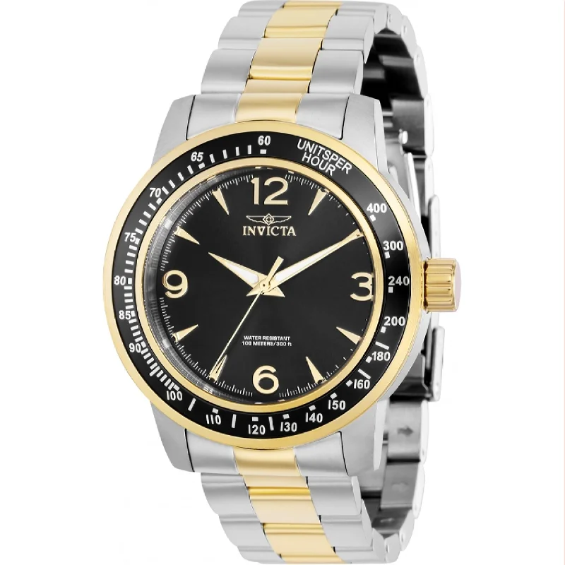 Soft canvas watches-Invicta Men's 38534 Specialty Gold-Tone and Silver Stainless Steel Watch